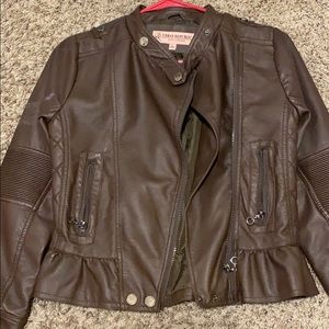 Girls leather jacket